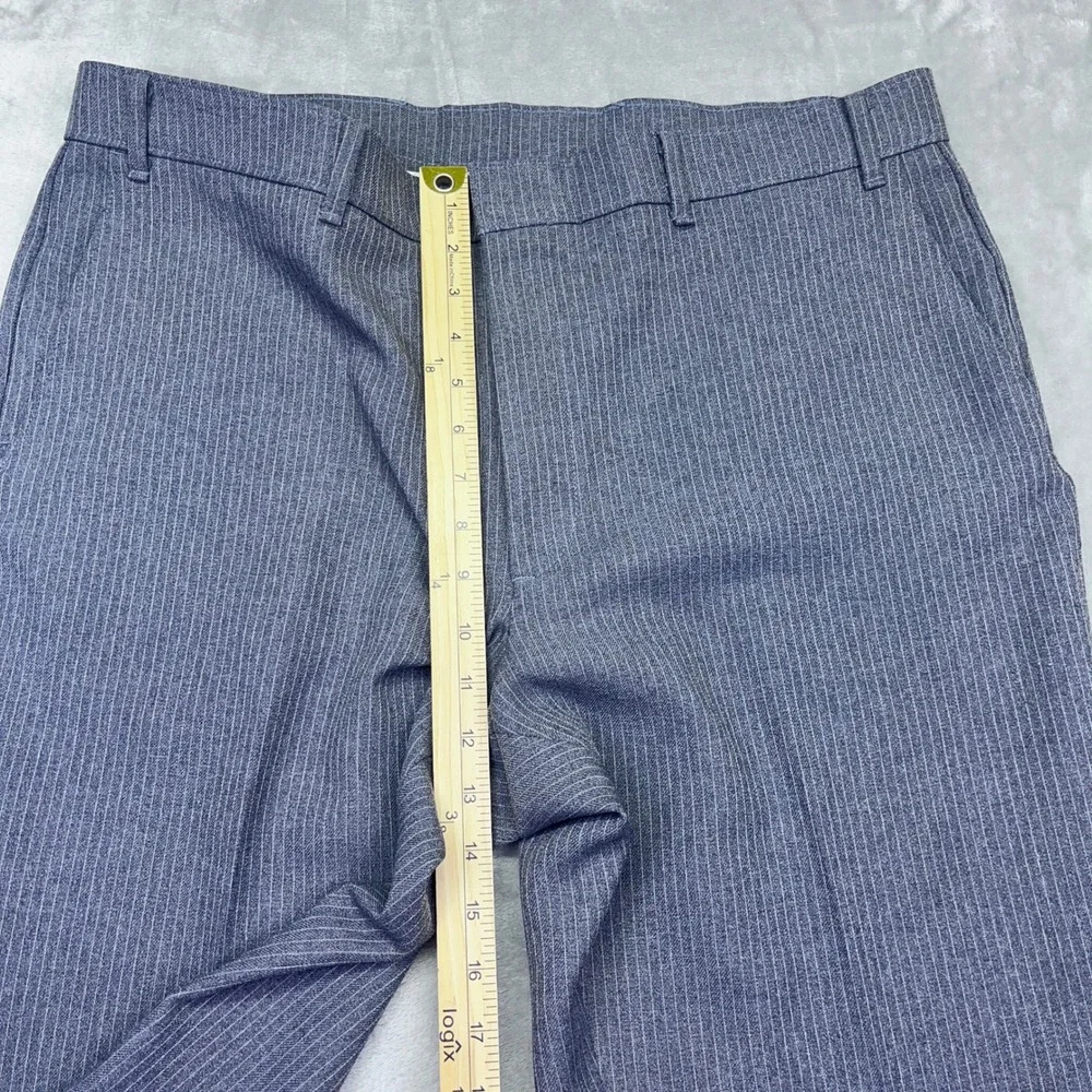 VTG Levi's Action Slacks Gray Pinstripe Dress Pants Career‎ Office Sz 38
